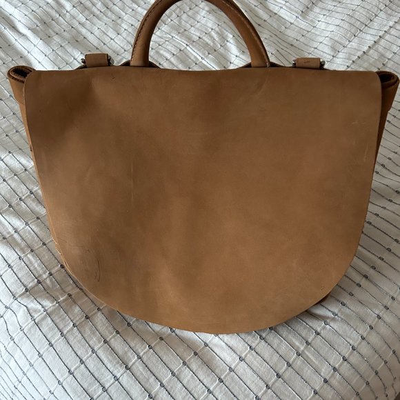J Peterman Suede Mail Bag - Picture 8 of 8